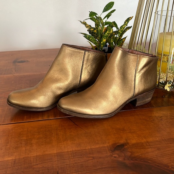 Lucky Brand Shoes - Lucky gold ankle boots